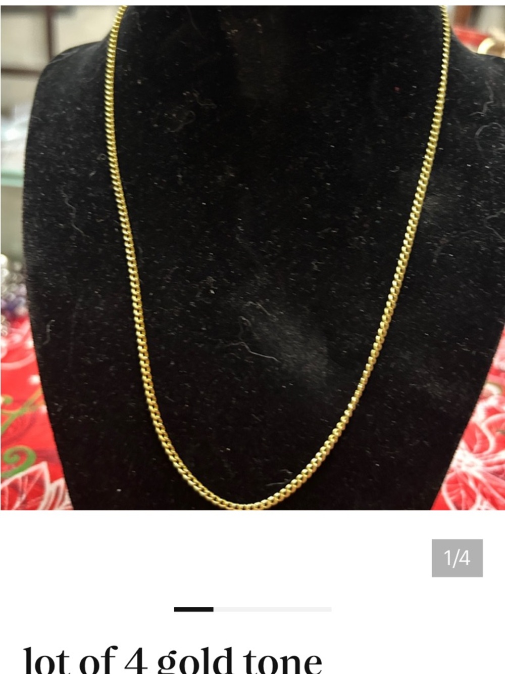 10 PC Necklace Bundle Lot Gold Tone Mixed Styles Pendants Chains Reseller - Picture 6 of 11